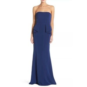 Aidan Navy Long Dress